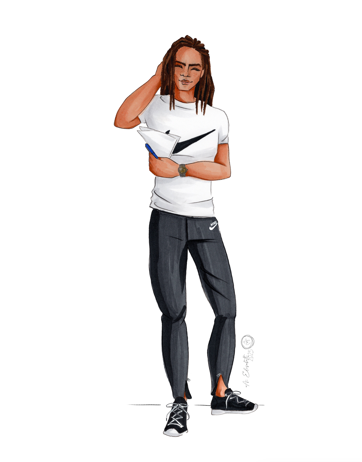 Teddy First Wedding Fit 5x7 Print