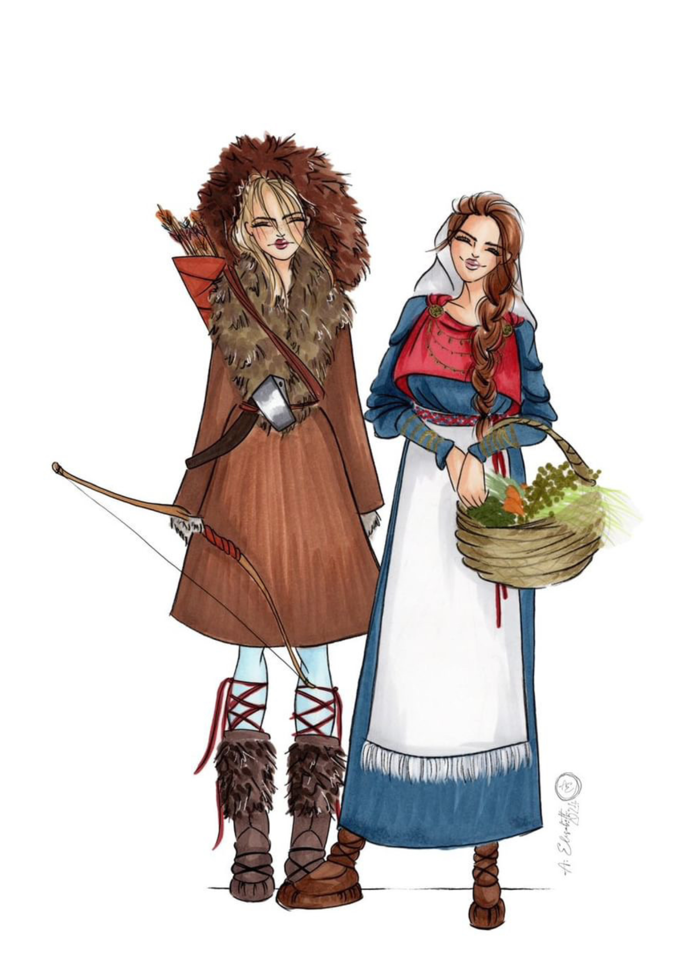 Siiri & Aina 5x7 Print