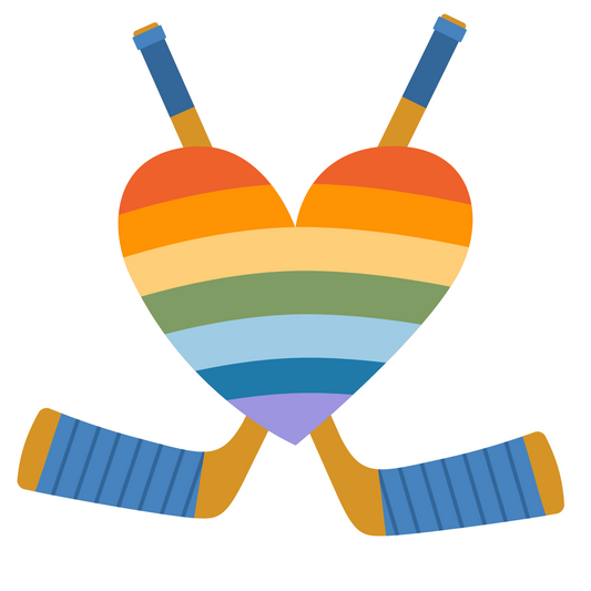 Hockey Love Sticker (B4)