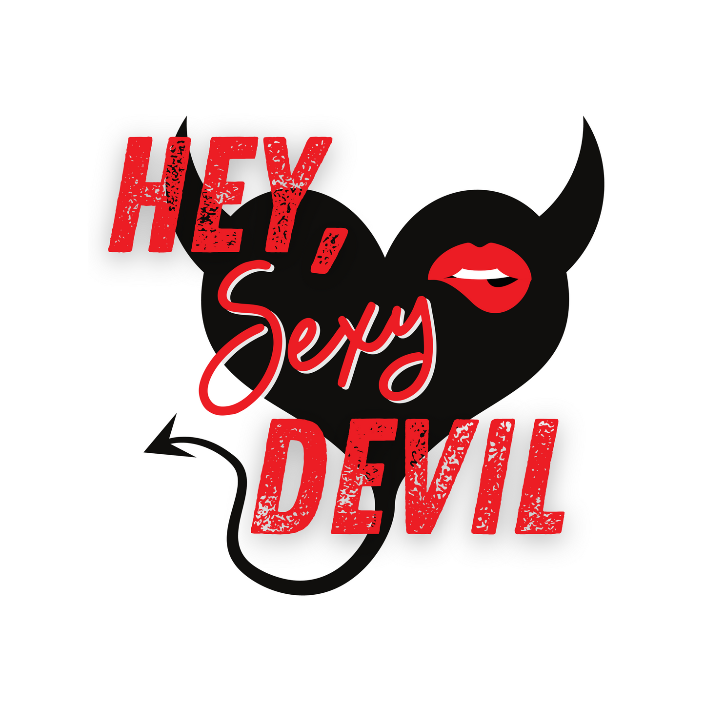 Hey Sexy Devil Holographic Sticker (G2)