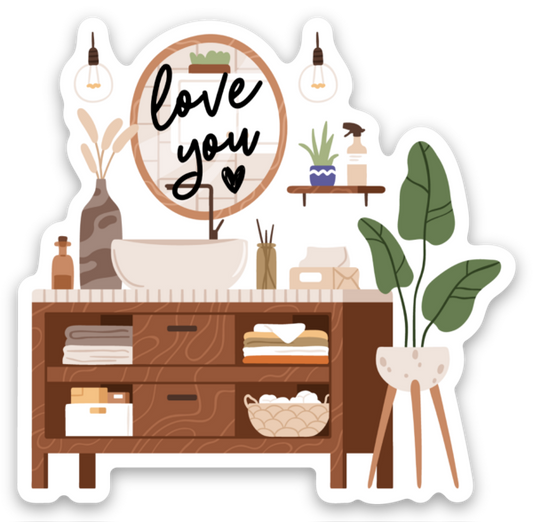 The Love Sink Sticker (J8)