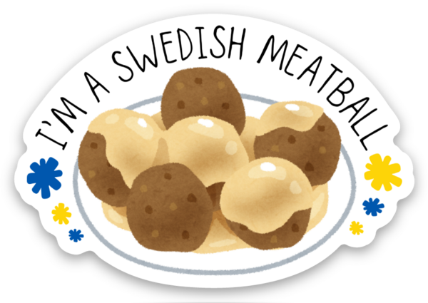 I'm a Swedish Meatball Sticker (L7)