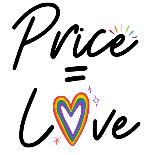 Price = Love Sticker (Stacked) (D1)