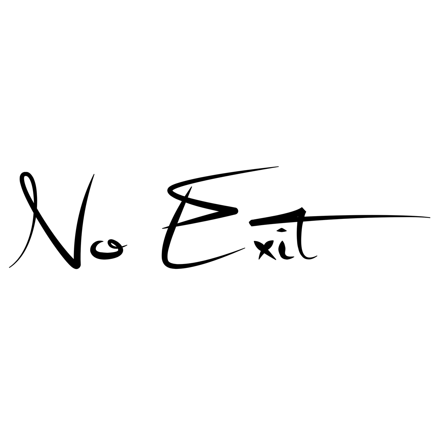 No Exit Jake's Tattoo Sticker (G3)