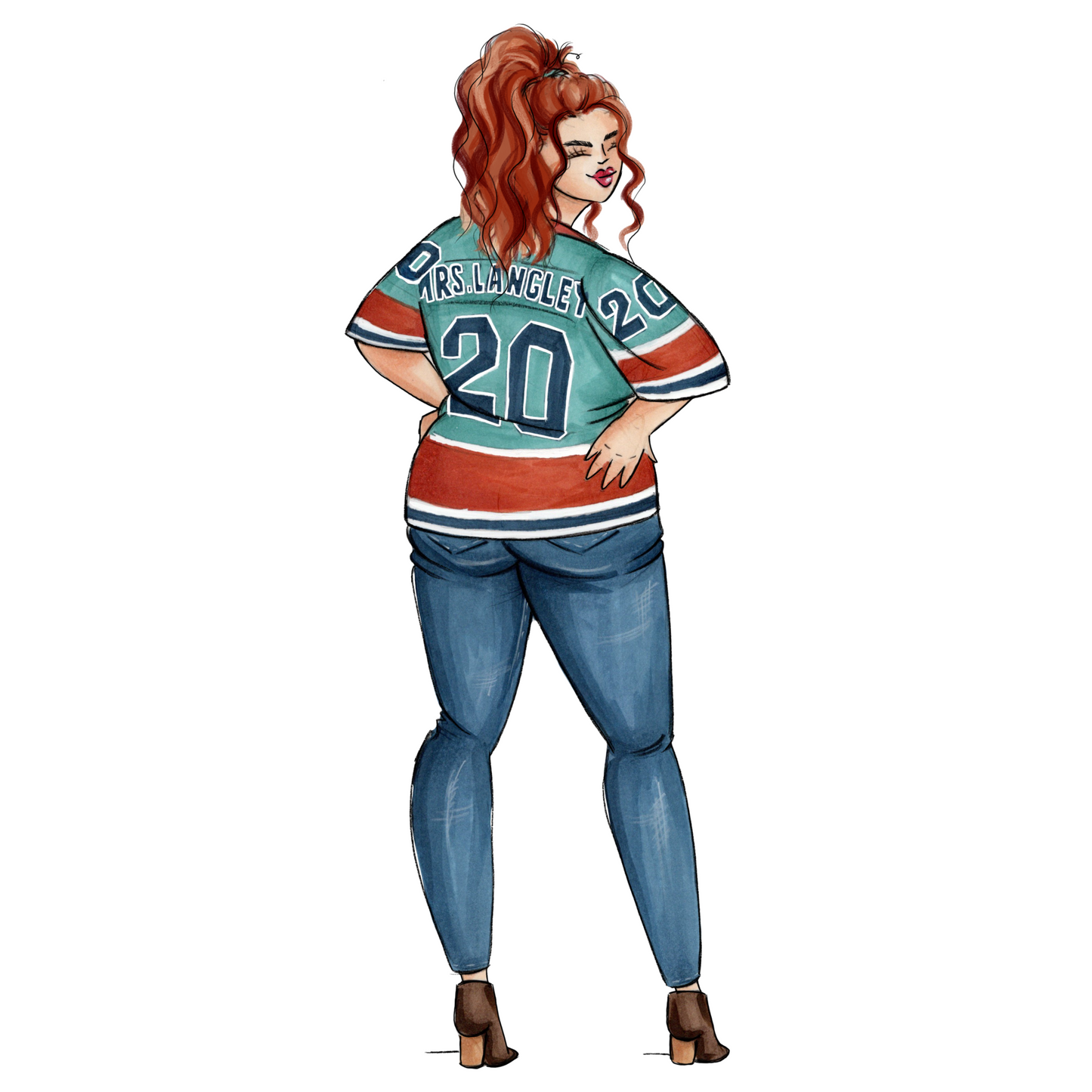 Tess Jersey 5x7 Print