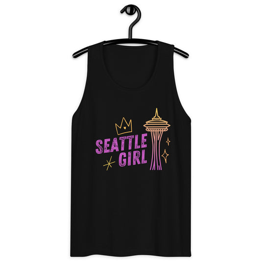 Seattle Girl Men’s premium tank top