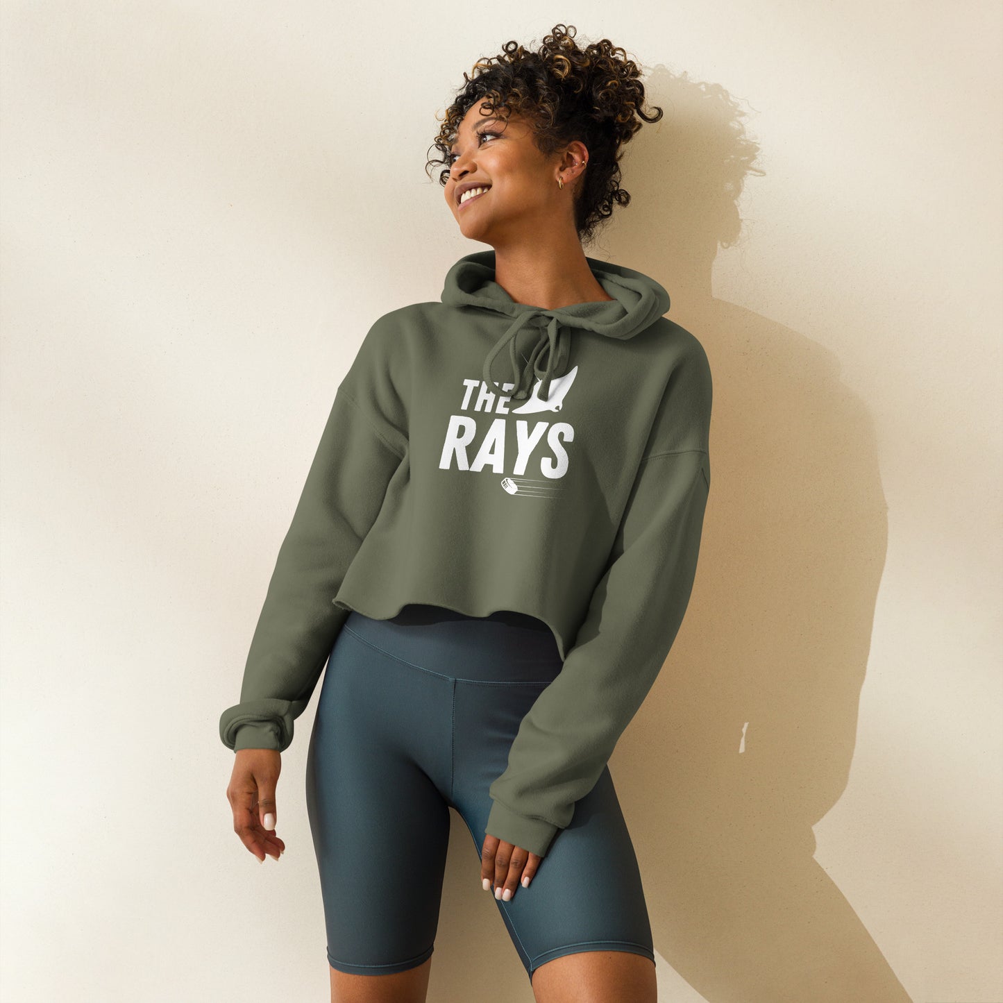 The Rays Crop Hoodie