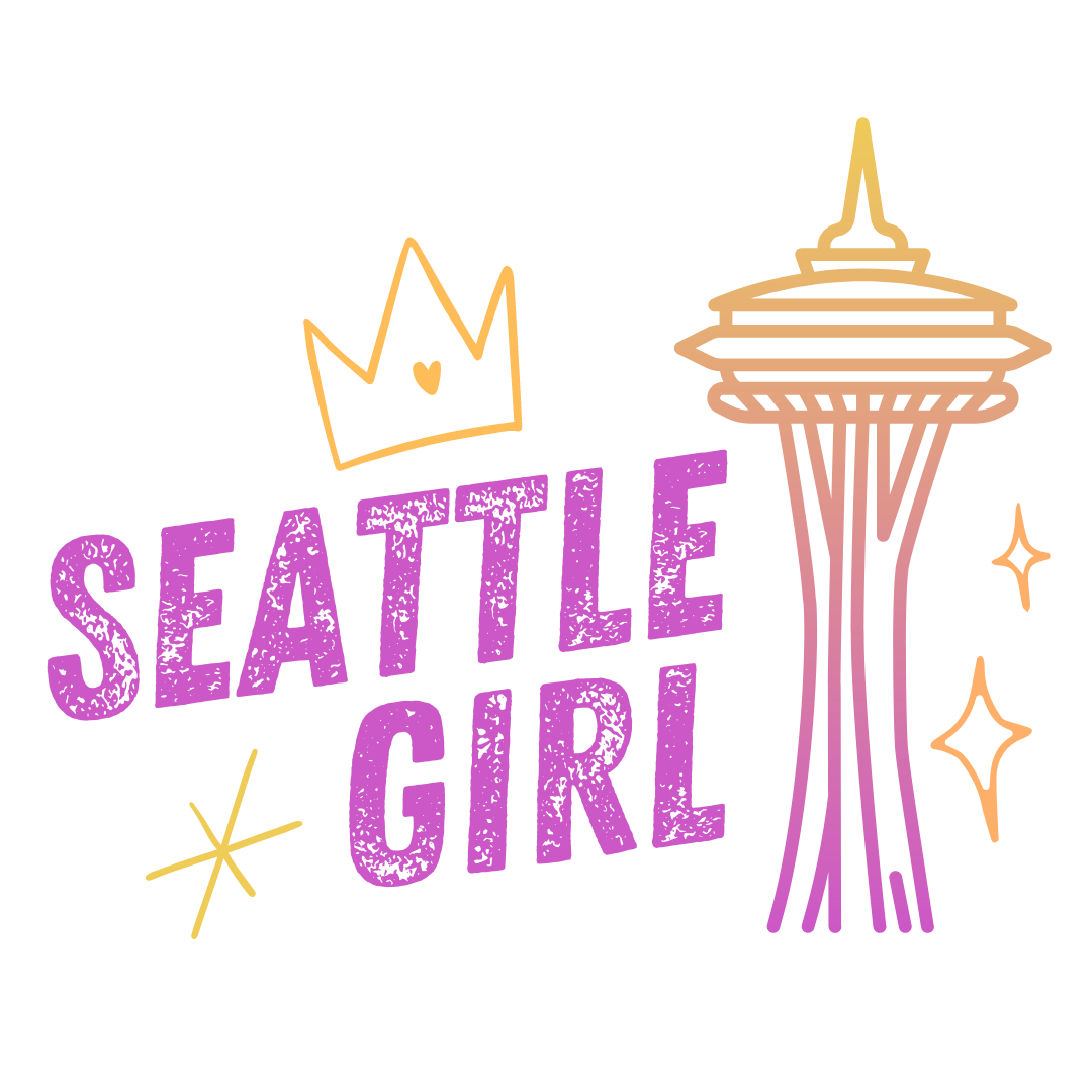 Seattle Girl Holographic Sticker (B2)