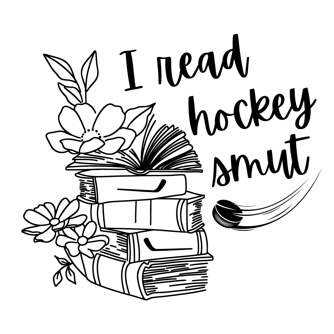 I Read Hockey Smut Sticker (B6) – Emily Rath Books