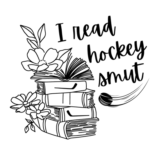 I Read Hockey Smut Sticker (B6)