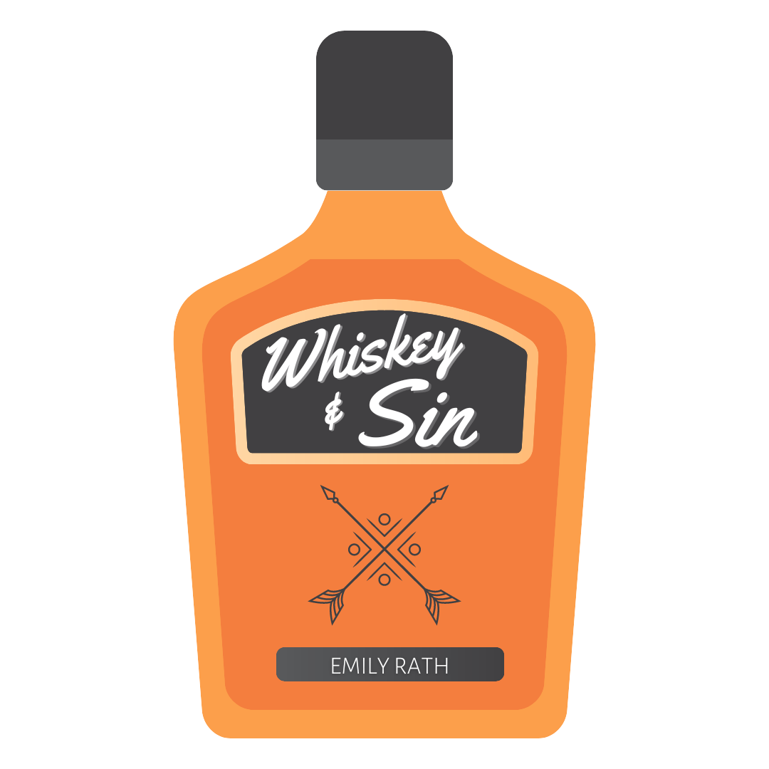 Whisky & Sin Bottle Sticker (F3)