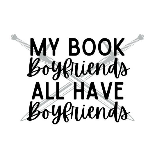 My Book Boyfriends All Have Boyfriends Sticker (C3)